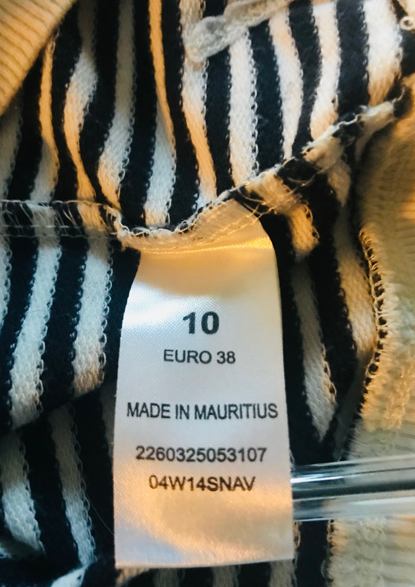 Sweat marinière Taille 38