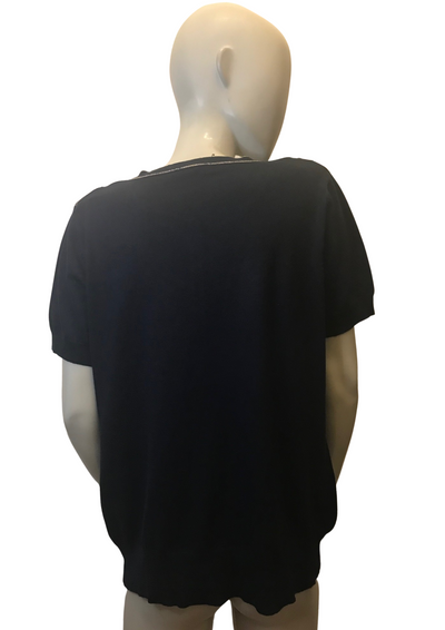 Tee-shirt avec boutons dorés Taille 44