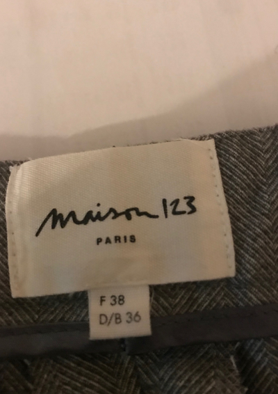 Pantalon à motifs chevrons Taille 38