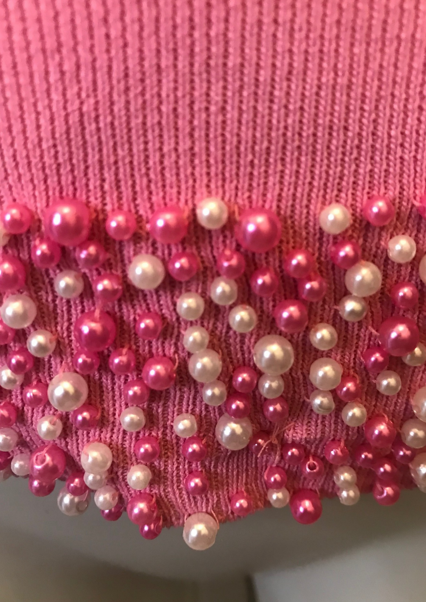 Débardeur rose perlé Taille 36