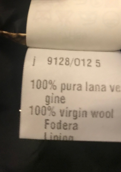 Robe dos-nu en laine vierge Taille 40