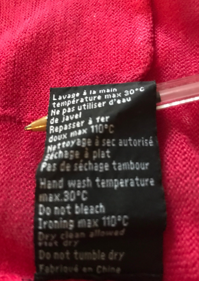 Gilet framboise 100% lin Taille 38