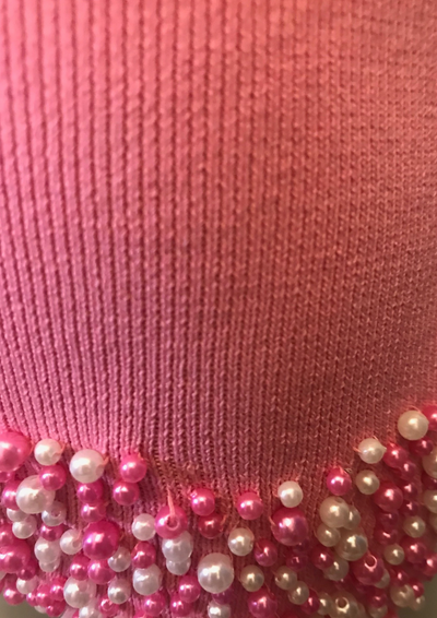 Débardeur rose perlé Taille 36