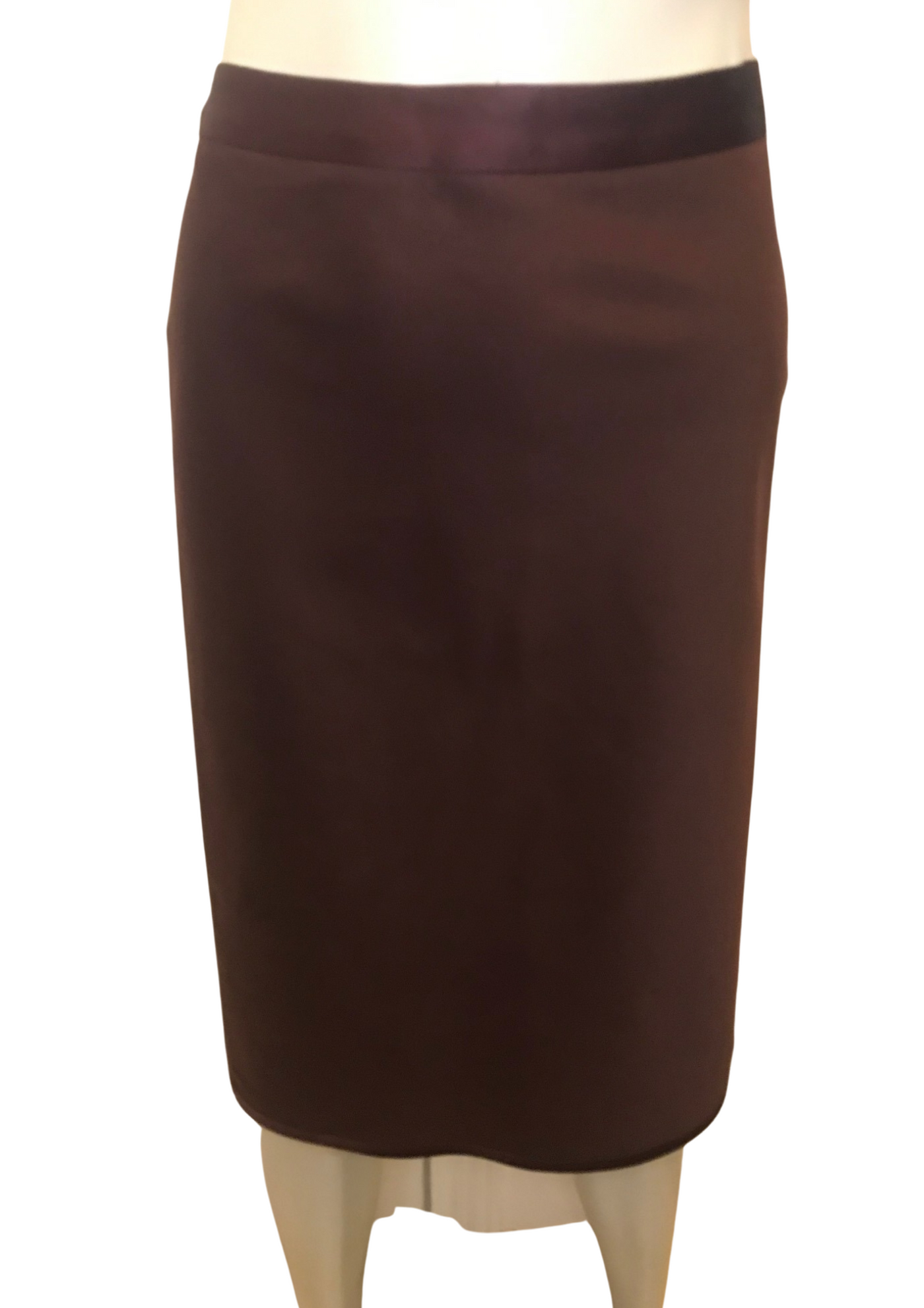 Jupe mi-longue bordeaux Taille 38