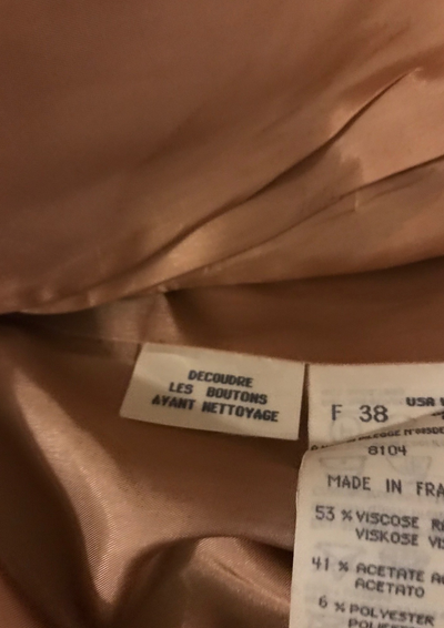 Veste en brocard doré Taille 38