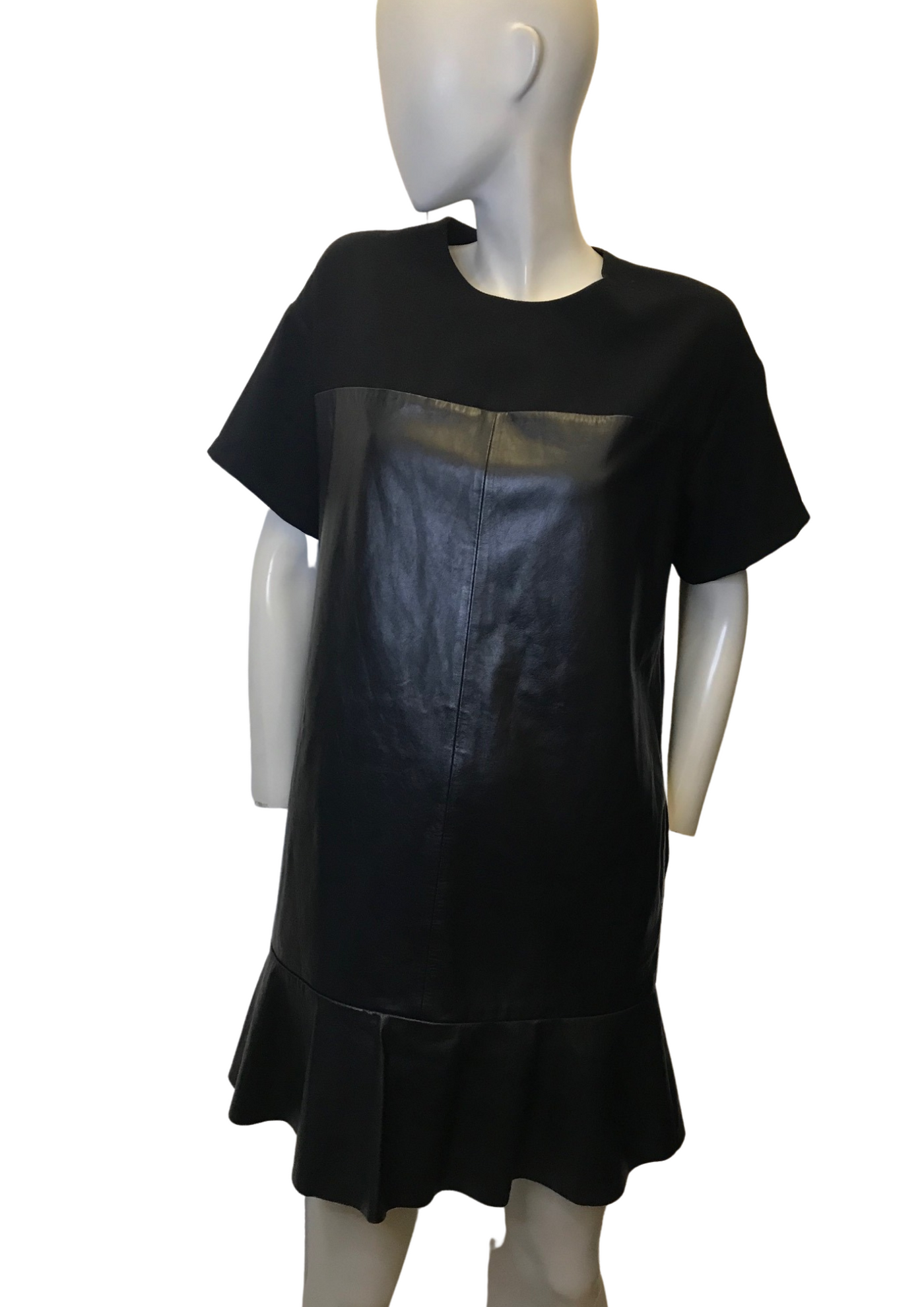Robe en cuir d'agneau Taille 40