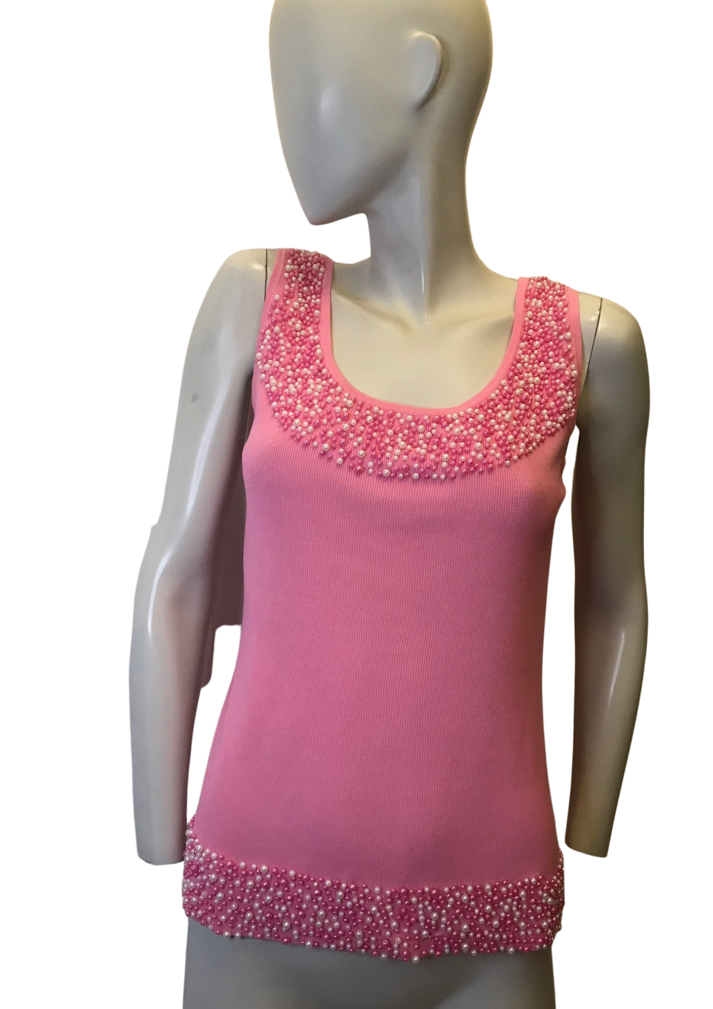 Débardeur rose perlé Taille 36