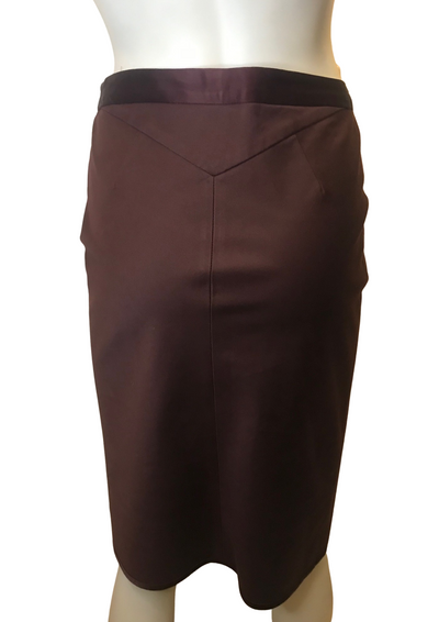 Jupe mi-longue bordeaux Taille 38