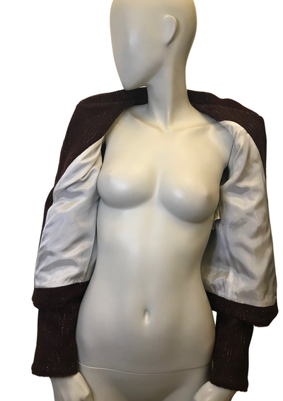 Veste marron chinée Taille 36
