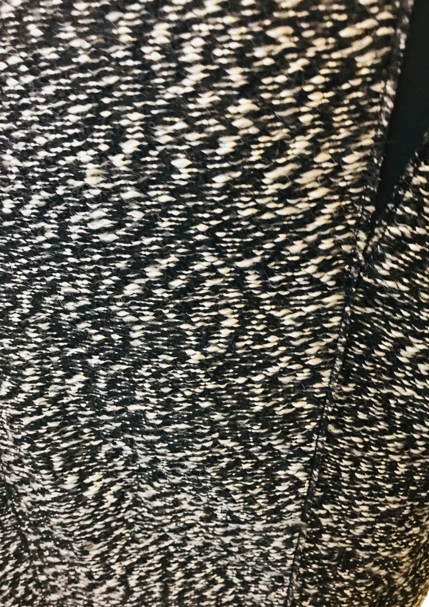 Jupe taille haute en laine mélangée Taille 38