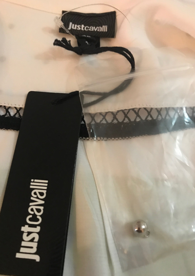 Chemisier blanc à strass Taille 42 (neuf)