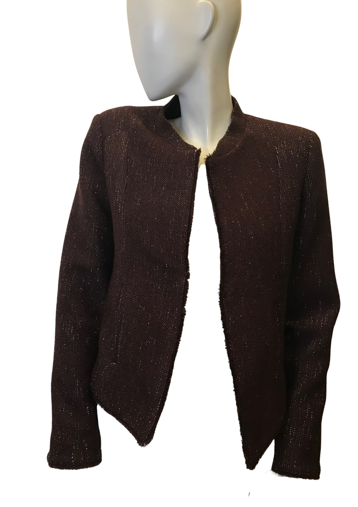 Veste marron chinée Taille 36