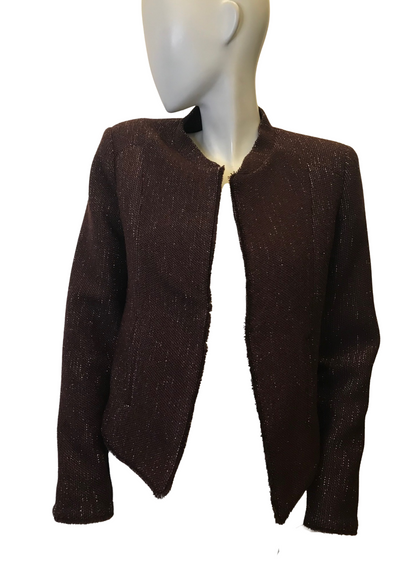 Veste marron chinée Taille 36