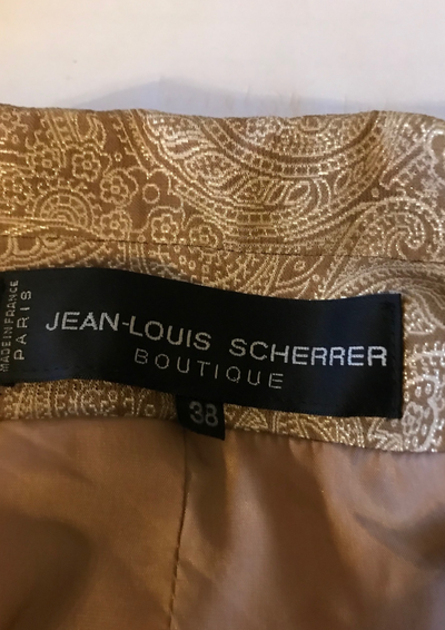 Veste en brocard doré Taille 38