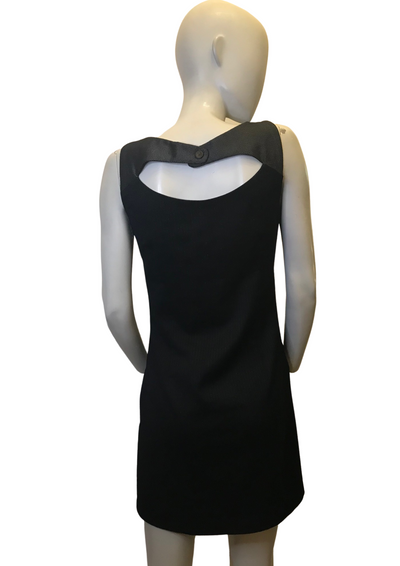 Robe empiècement simili cuir Taille 36