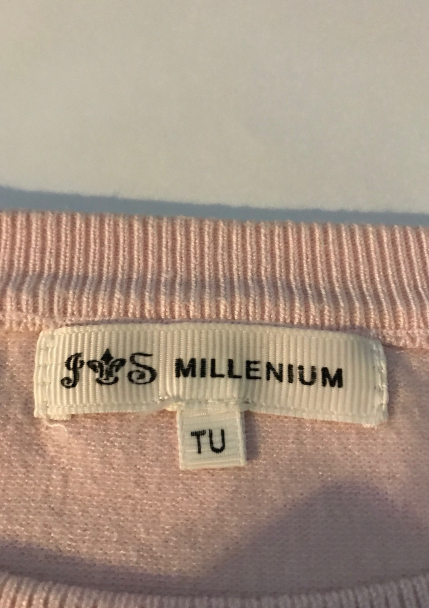 Sweat rose à froufrous Taille Unique