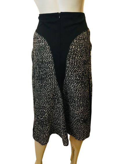 Jupe taille haute en laine mélangée Taille 38