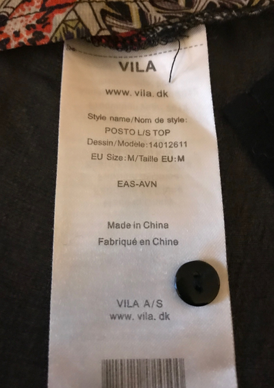 Blouse à motifs Taille 38