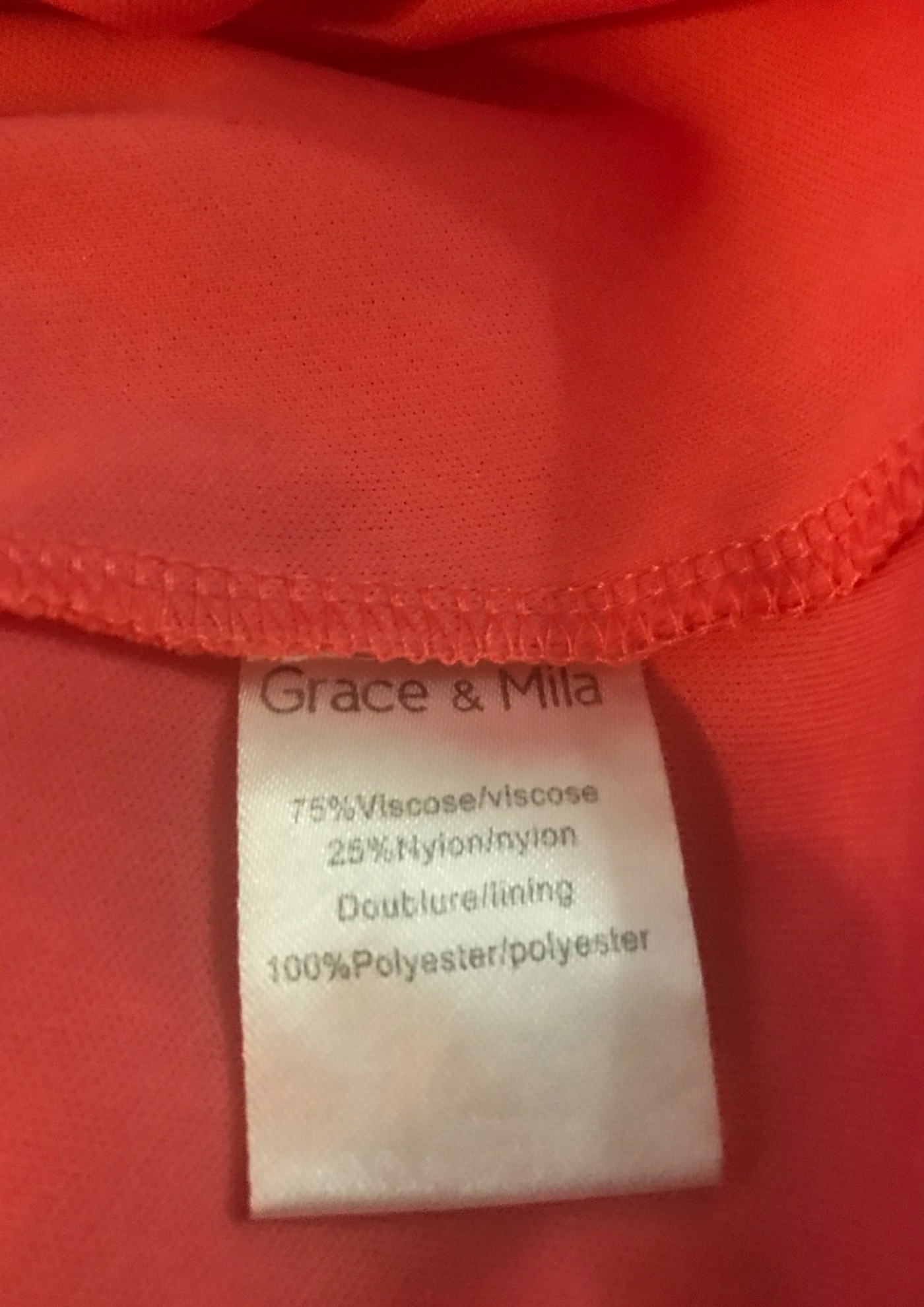 Robe corail Taille 38