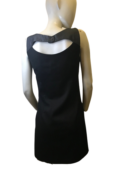 Robe empiècement simili cuir Taille 36