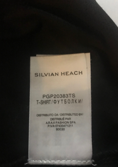 Tee-shirt empiècement strass Taille 34 (Neuf)