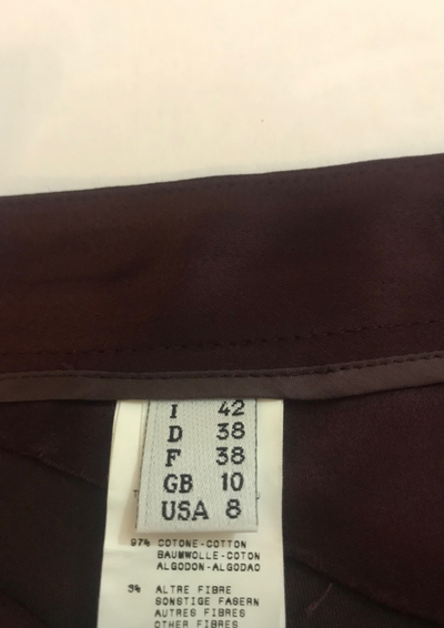 Jupe mi-longue bordeaux Taille 38