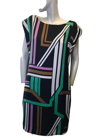 Robe à motifs - Papaye et Domino