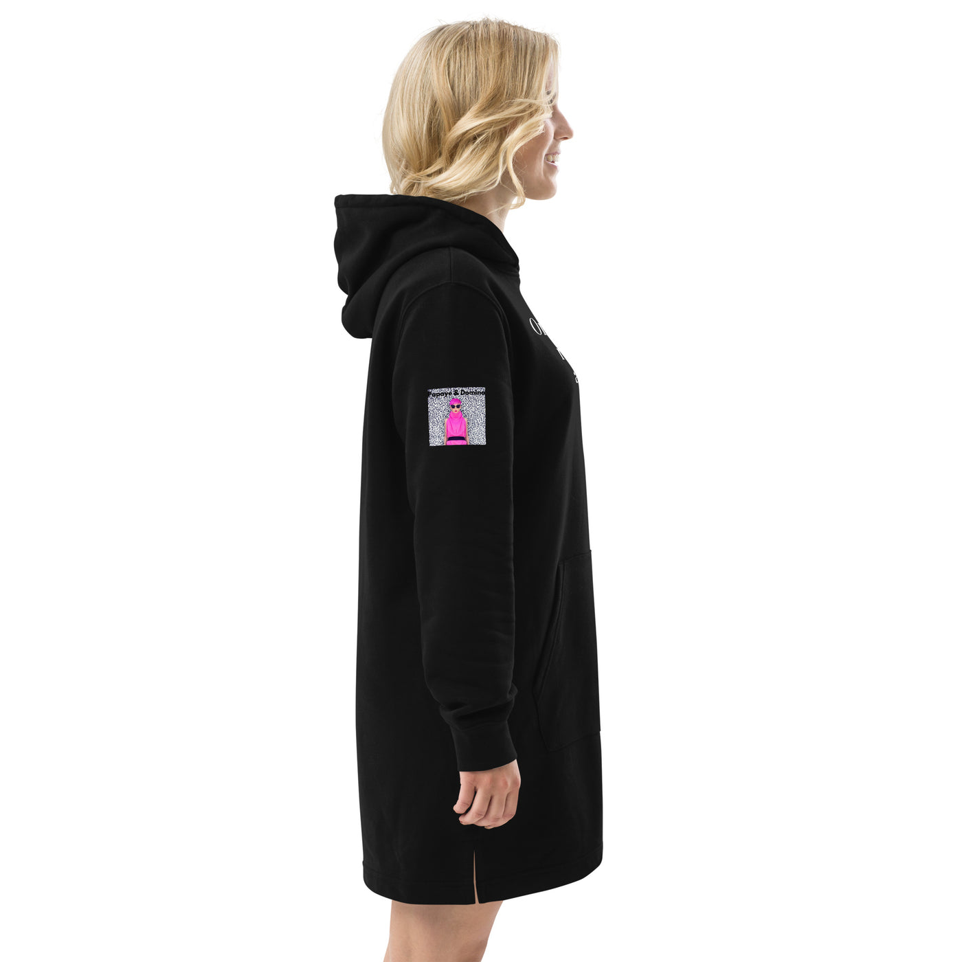 Robe sweat à capuche en coton biologique