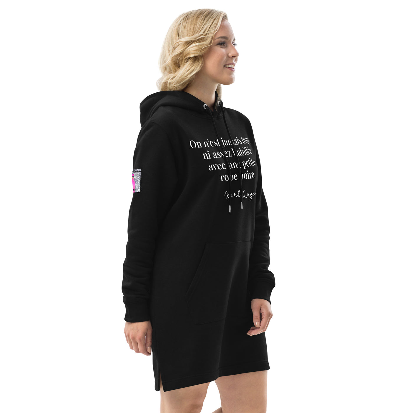 Robe sweat à capuche en coton biologique