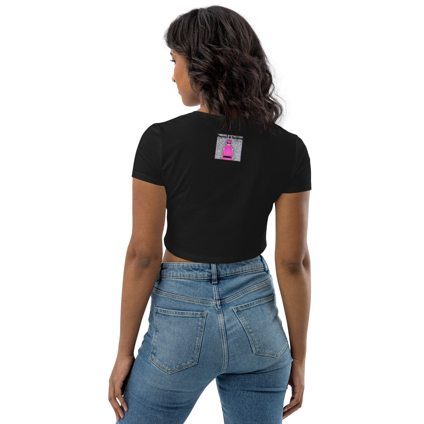 Crop top en coton biologique