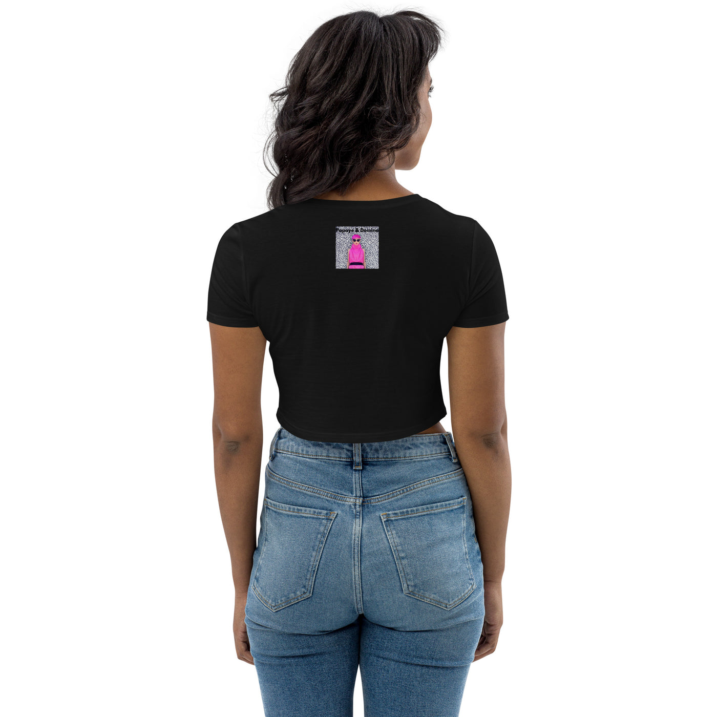 Crop top en coton biologique