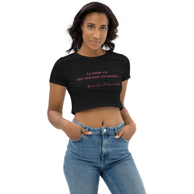 Crop top en coton biologique