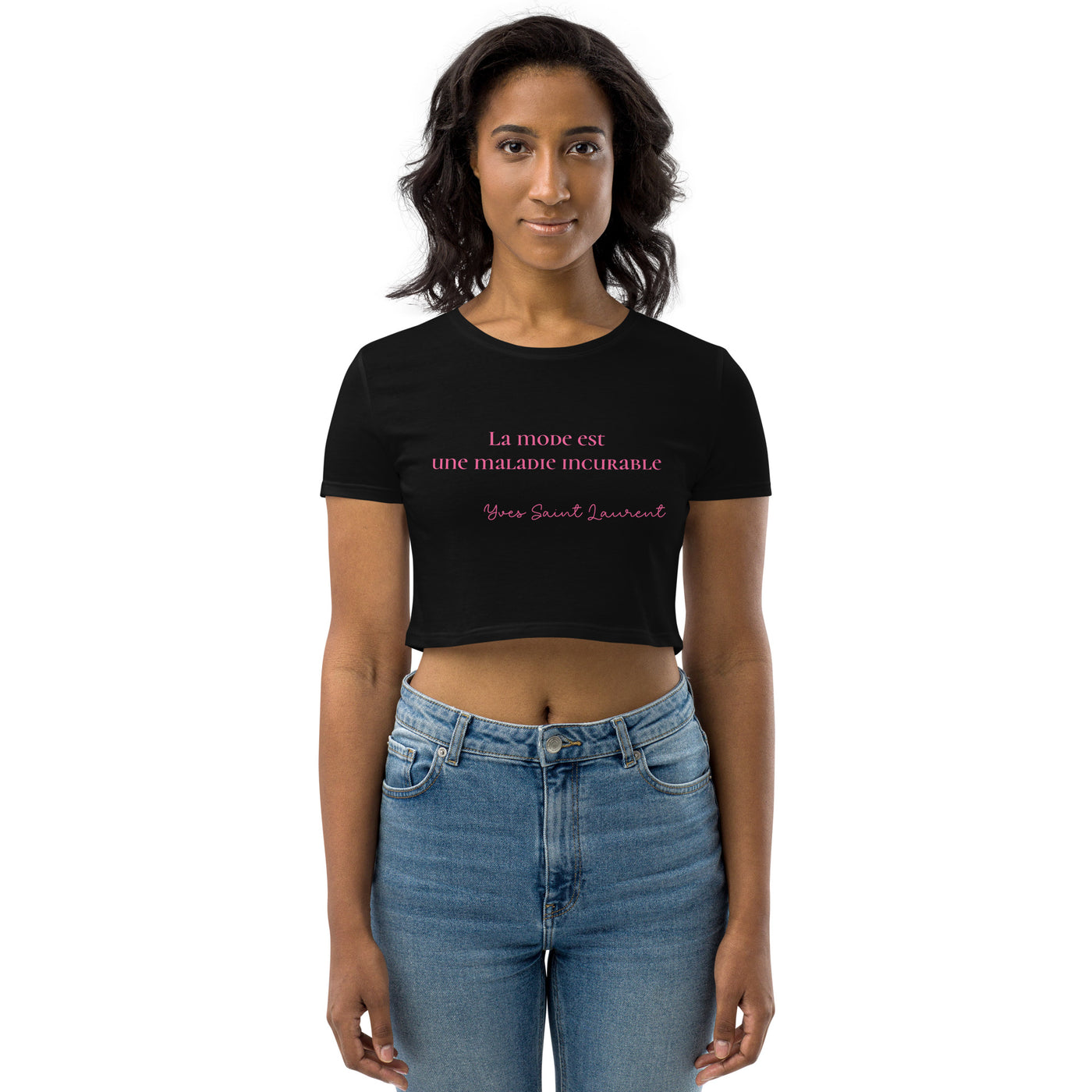 Crop top en coton biologique