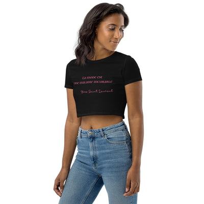 Crop top en coton biologique