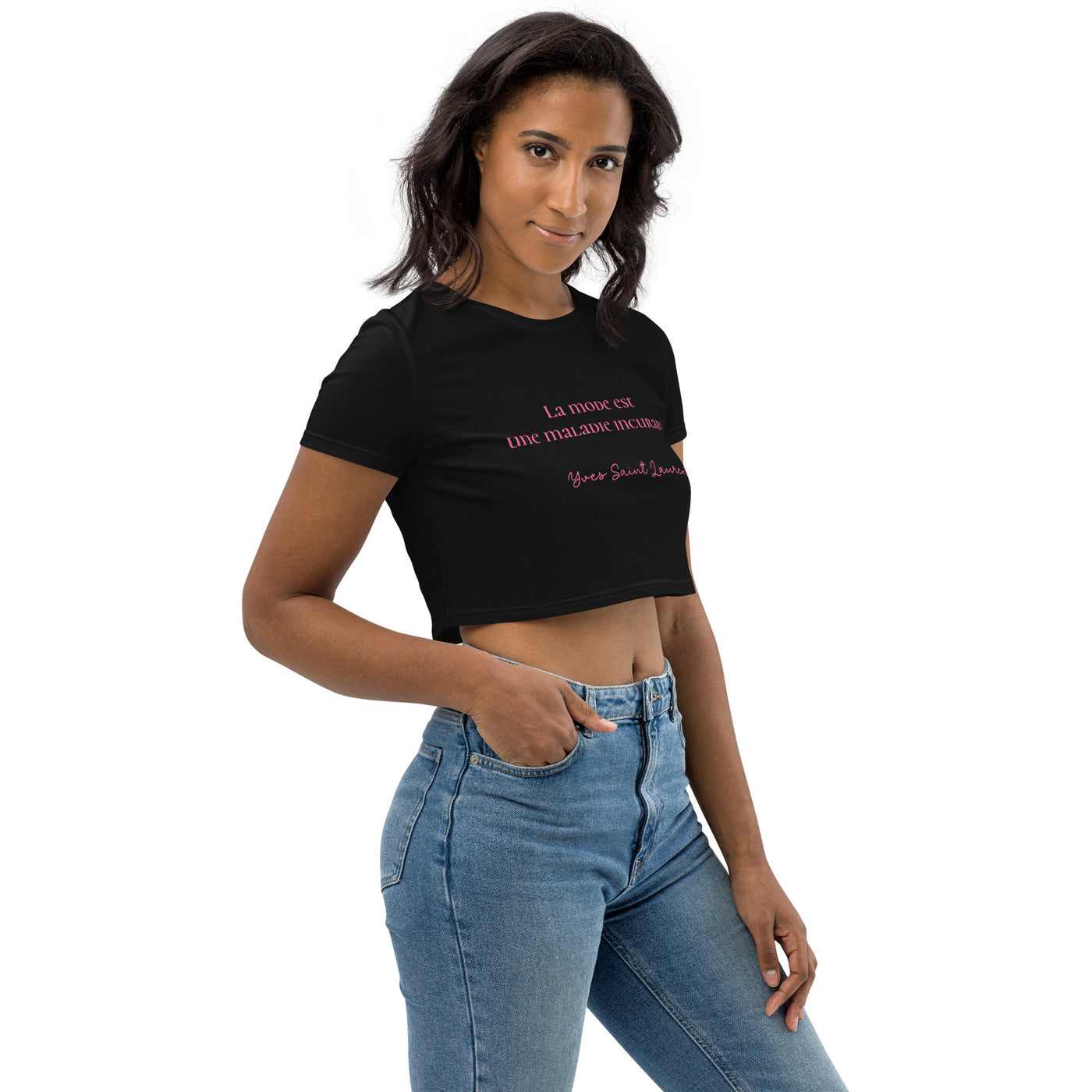 Crop top en coton biologique