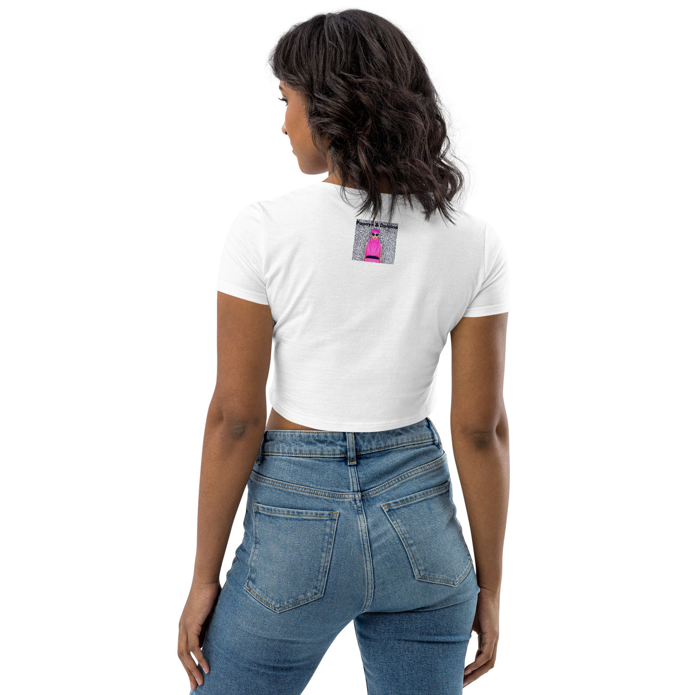 Crop top en coton biologique