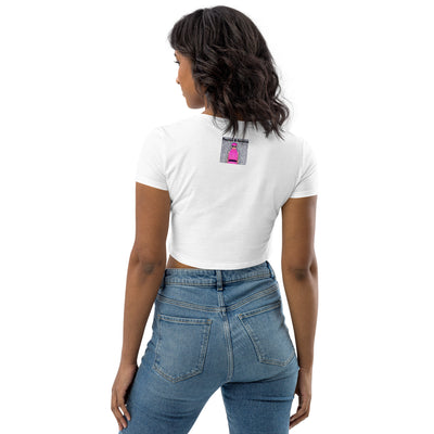 Crop top en coton biologique