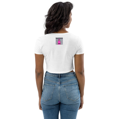 Crop top en coton biologique