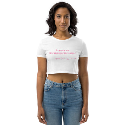 Crop top en coton biologique