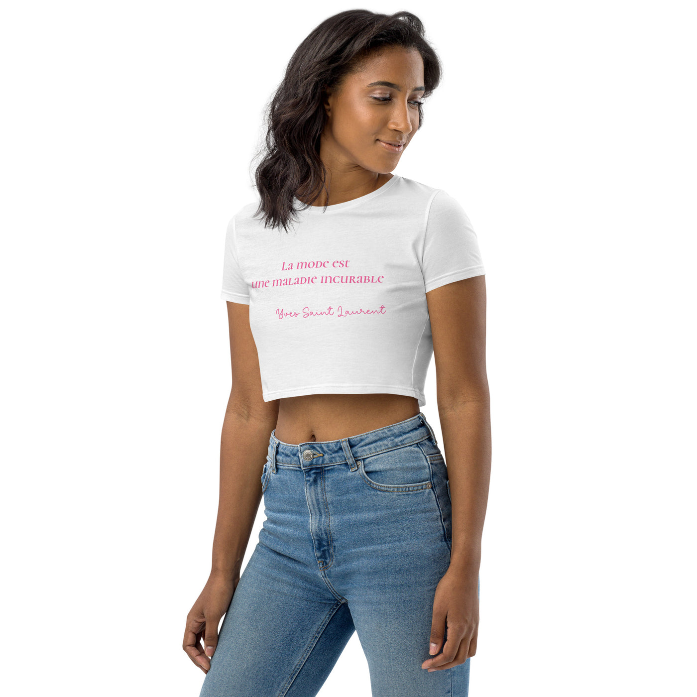 Crop top en coton biologique