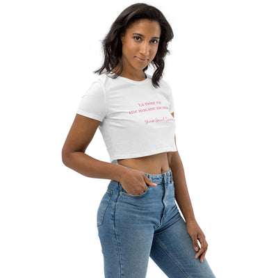 Crop top en coton biologique