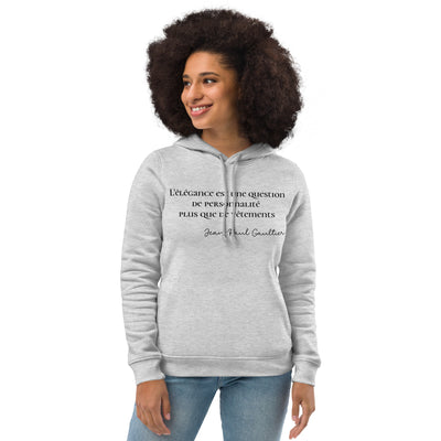 Sweat à capuche ajusté écologique pour femme
