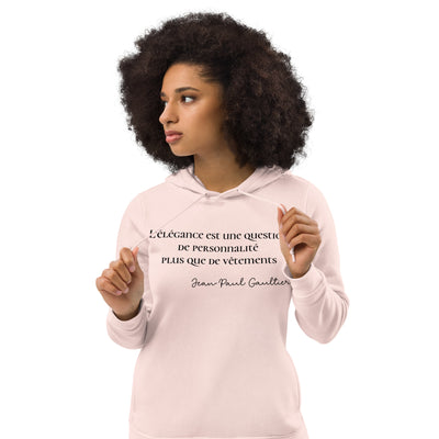 Sweat à capuche ajusté écologique pour femme