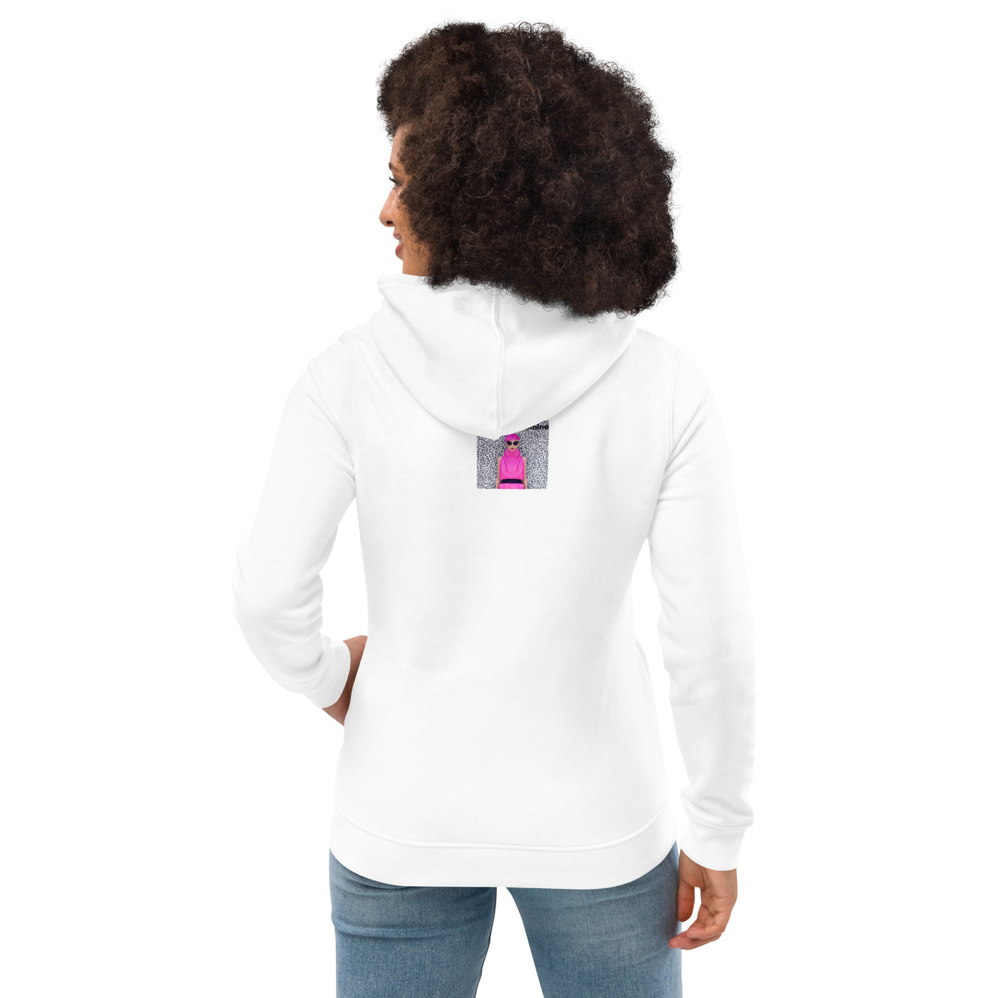 Sweat à capuche ajusté écologique pour femme