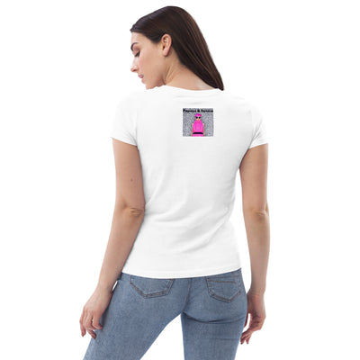 T-shirt moulant en coton biologique